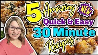 5 Amazing MOUTH-WATERING 30-minute Recipes that you’ll WANT on REPEAT! |Quick & Easy Meals