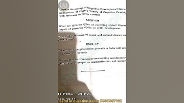 KUK B.Ed 1st year Childhood & Growing up examination 2023