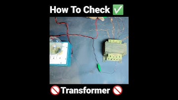 How To Check ✅ Stabilizer Transformer | #shorts #youtubeshorts