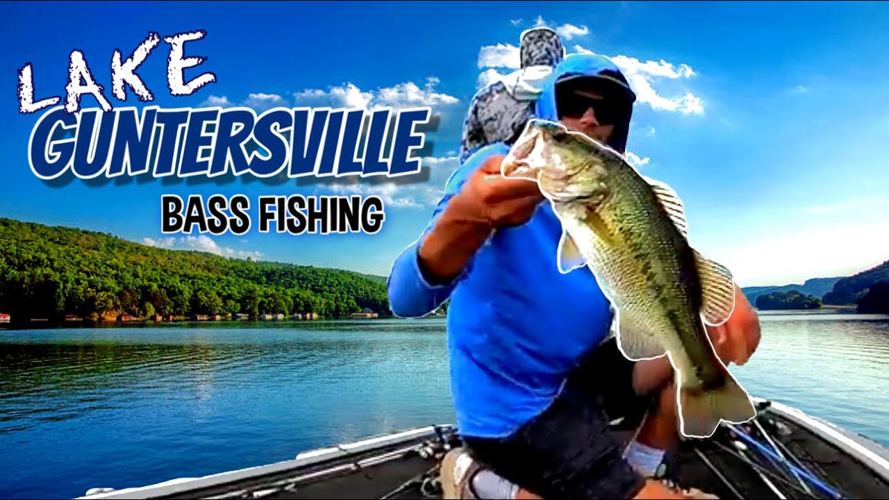 Summer Fishing on LAKE GUNTERSVILLE and Catching Those BIG BASS in the HEAT!