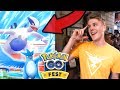 WORLDS FIRST LEGENDARY POKEMON! (Pokemon Go)