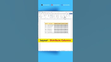 Thủ thuật làm đều hàng đều cột nhanh trong Word - Tự học Word - thanhviet0101 #shorts