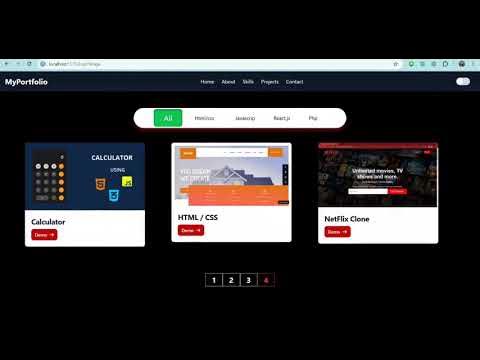 How to Develop a Stunning Portfolio Website Using React.js - YouTube