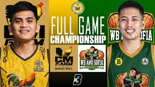CHAMPIONSHIP GAME | CM FARM vs WB & SOFIA Full Game Aug 11, 2026 | Lambo Damulog Invi Basketball screenshot 3