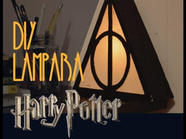 Lámpara Temática Harry Potter De Las Reliquias De La Muerte