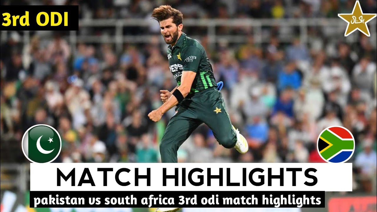 Pakistan vs South Africa 3rd ODI Full Match Highlights 2024 | PAK vs SA ...