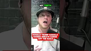Kamala Harris Donald Trump debate goes OFF THE RAILS! #maga #trump #kamalaharris