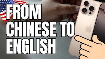 how to change language from chinese to english iphone 13 y iPhone 14 15 16 language back to English
