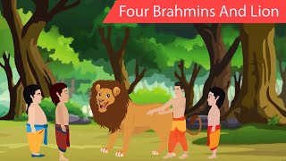 Details Four Brahmins And Lion Story || Moral Stories for Kids || Four Brahmins Story In English Update