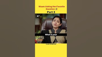Part 3 😊 Maam Asking Her Favorite Question 😅 What Is Your Upsc Roll Number