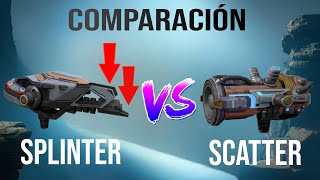 💥 SPLINTER NERF VS SCATTER | Comparación // War robots test