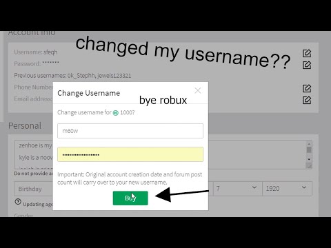 Changing My Roblox Username Xw Nter Youtube - i spent 1000 robux to change my username on roblox youtube