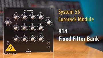 914 Fixed Filter Bank Eurorack Module