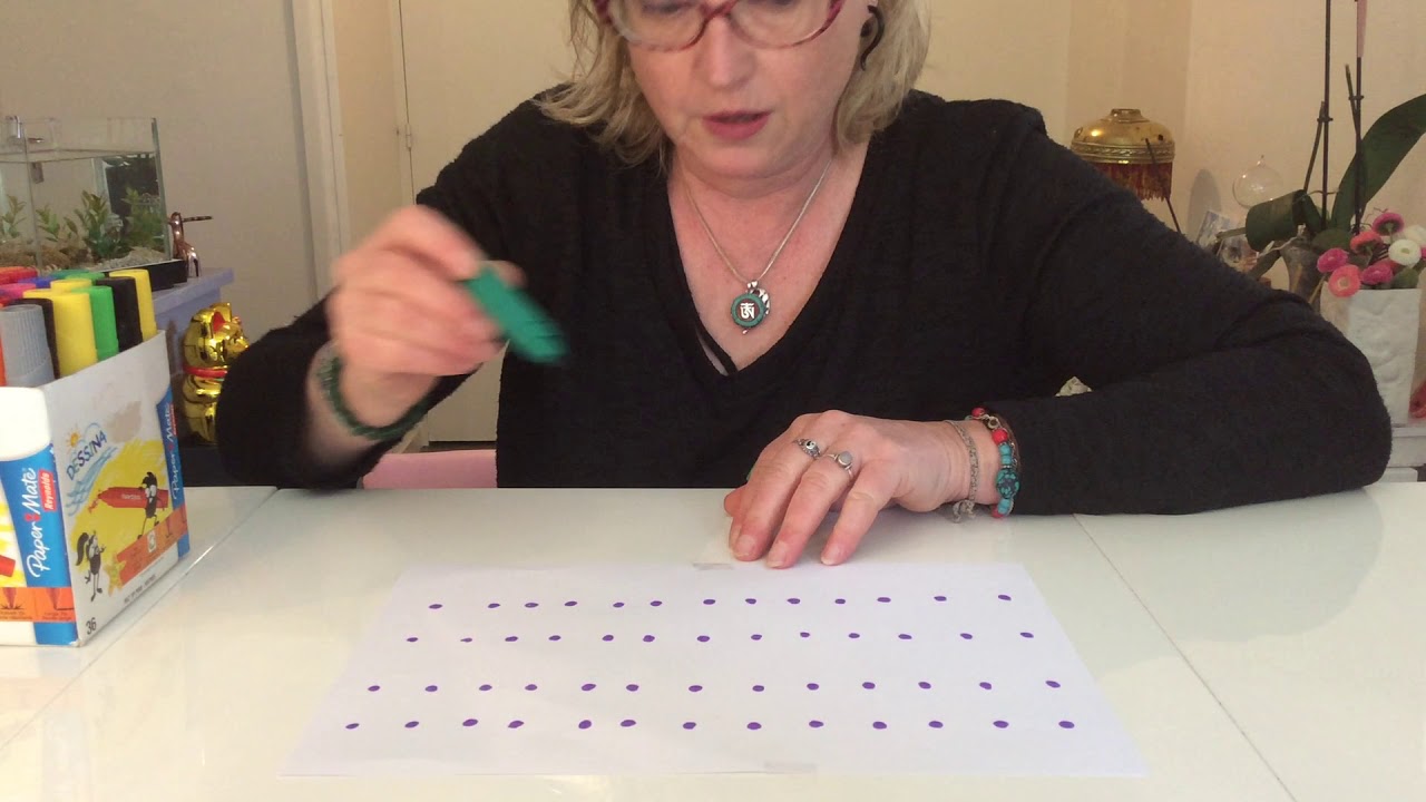 Activité graphique moyenne section maternelle: Ponts et points