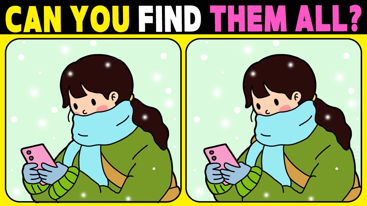 【Spot the difference】Can You Find Them All?【 Find the difference 】 No.1225