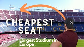 The CHEAPEST Football Ticket in Europe's LARGEST Stadium | Spotify Camp Nou | Barcelona | Matchday image