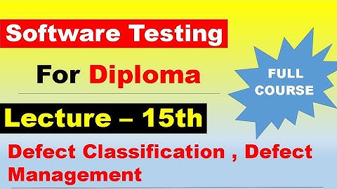 Lecture 15th - Software Testing for Diploma | 3rd Year Full Syllabus I Scheme | MSBTE Diploma