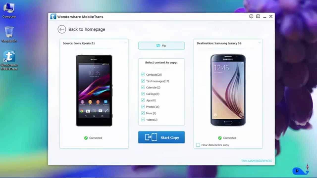 Transfer From Sony To Samsung Phone