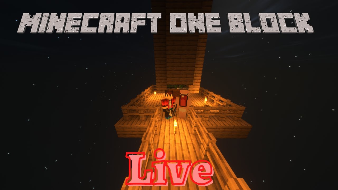 Minecraft Live One Block Live Making OP Farms - YouTube