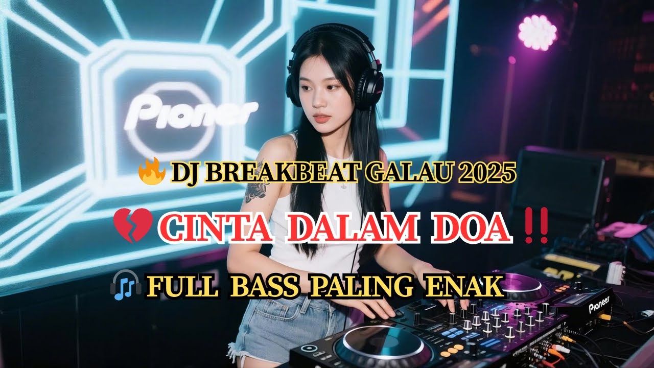 DJ Breakbeat Cinta Dalam Doa 2025 🔥 Remix Galau Full Bass Paling Enak & Viral‼️