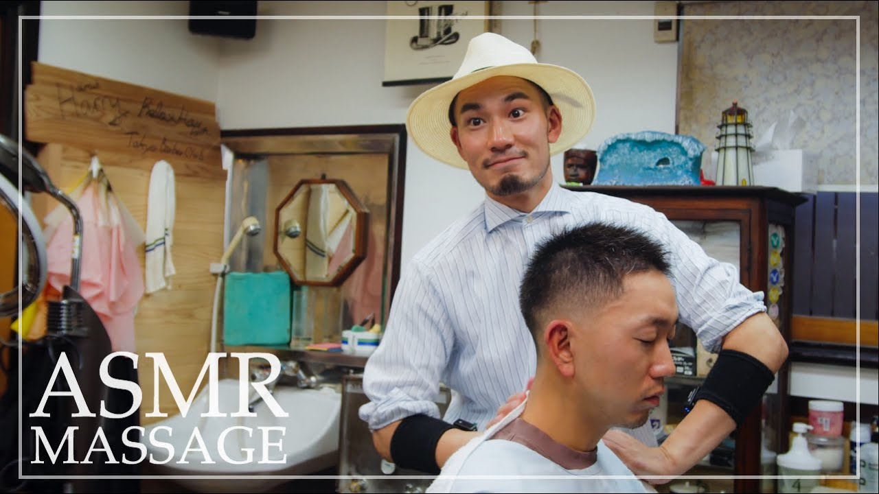 【ASMR】リラックス効果抜群の寝落ちマッサージ │ 山口理容店