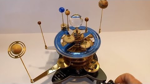 Time laps of how it´s made: Orrery Construction