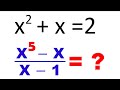 Can You Solve this SAT Math Problem? | Algebraic Problem | Exponential Expression x^2+x=2
