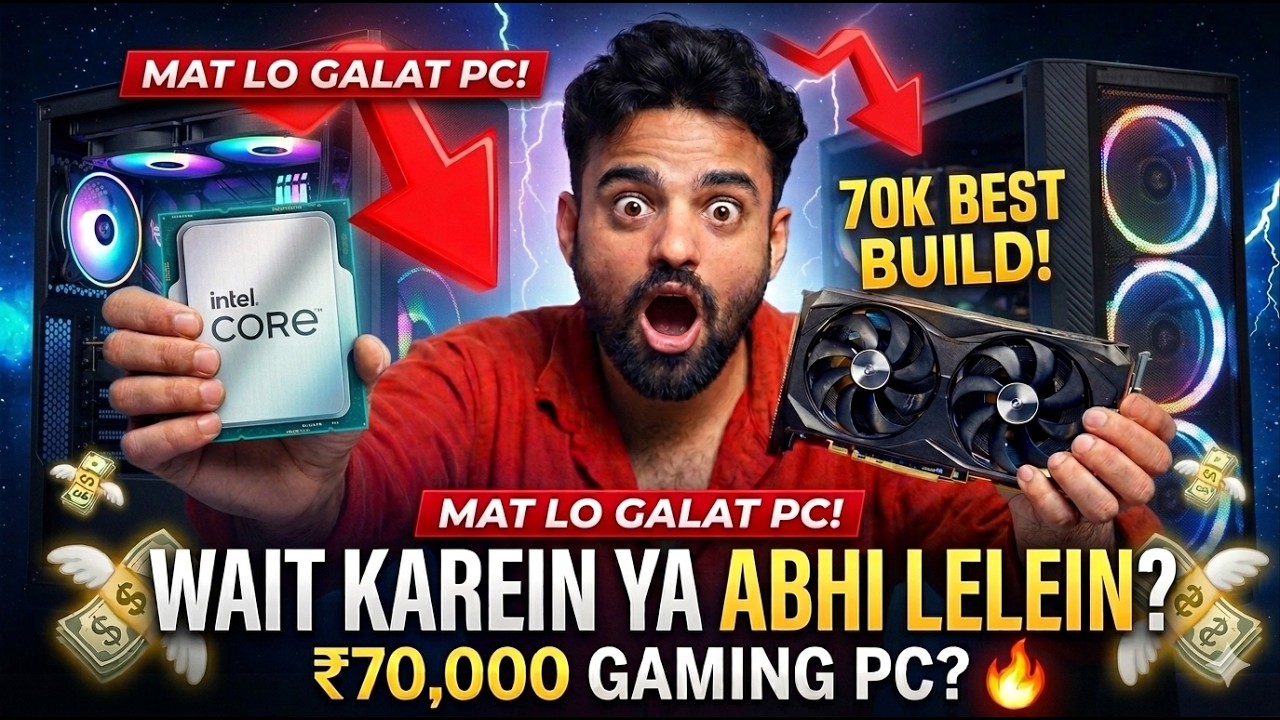 ₹70,000 Gaming PC Build 2026 🔥 Best High FPS Setup - YouTube