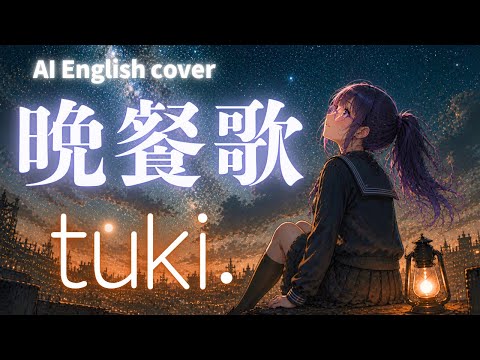晩餐歌 (Bansanka)- tuki. (English Ver. Cover by VIVI) 【AI English Reimagined】