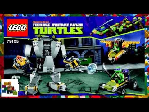 たろ LEGO Instructions - Ninja Turtles ™ - 79105 - Baxter Robot Rampage