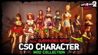 cso v2 character for all survivors - Left 4 Dead 2 #l4d #coop #เอาชีวิตรอด #gaming #mods