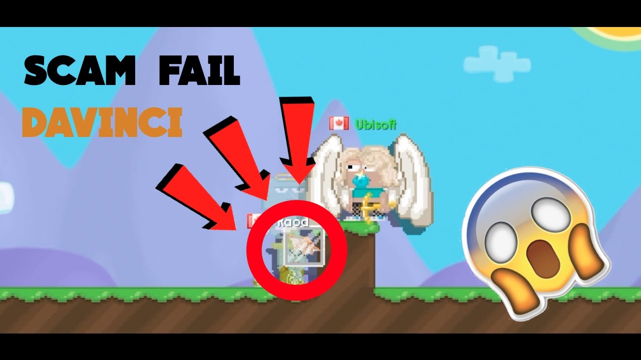 GROWTOPIA SCAM FAIL DAVINCI! OMG!