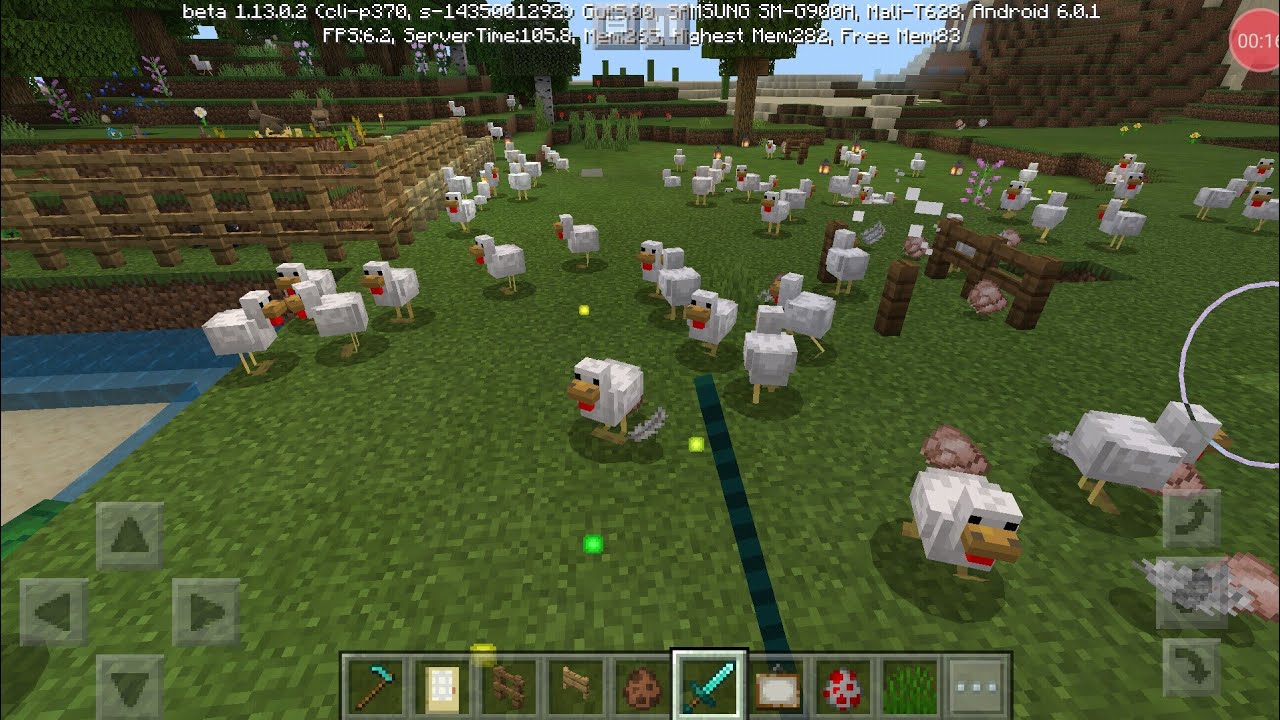 Minecraft: Spawning over 100 chickens in only 4 blocks - YouTube