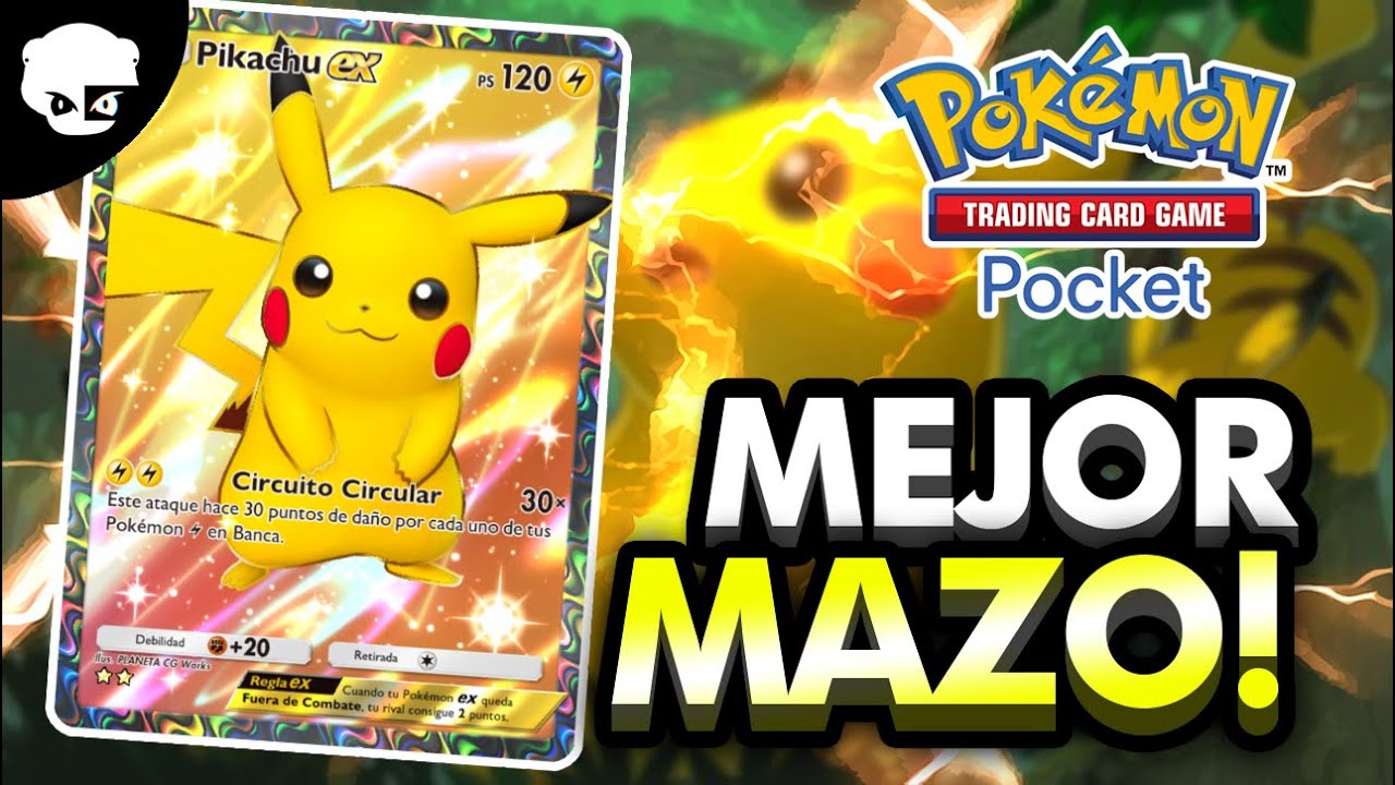 Mejor Mazo Pikachu de Pokémon TCG Pocket! ⚡ Tips y guía - YouTube