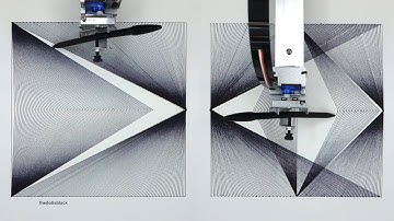 DRAWING MACHINE 07 | AxiDraw Line drawing (XY Pen Plotter Art, Processing)