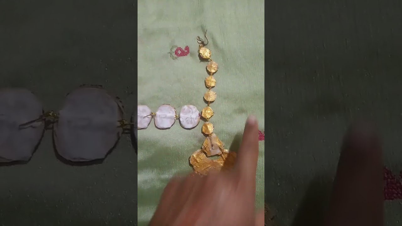 diy mata patti with mangtika at home 