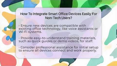 How To Integrate Smart Office Devices Easily For Non-Tech Users? - Office Supply Insider