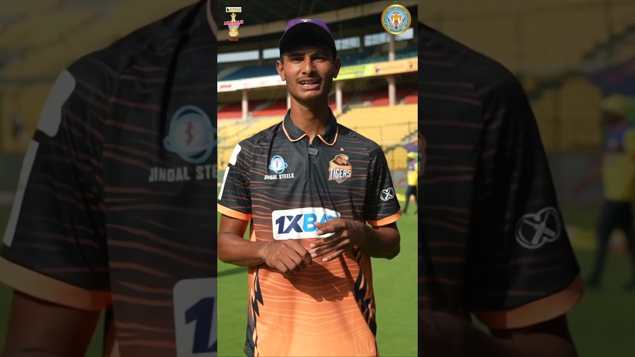 Shriram Capital Maharaja Trophy KSCA T20 Powered by KSCA | Manvanth Kumar L - Interview