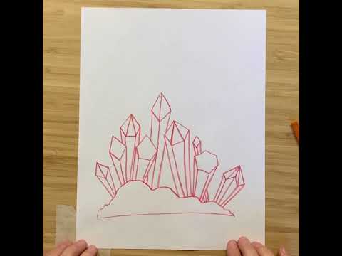 Como desenhar Crystals