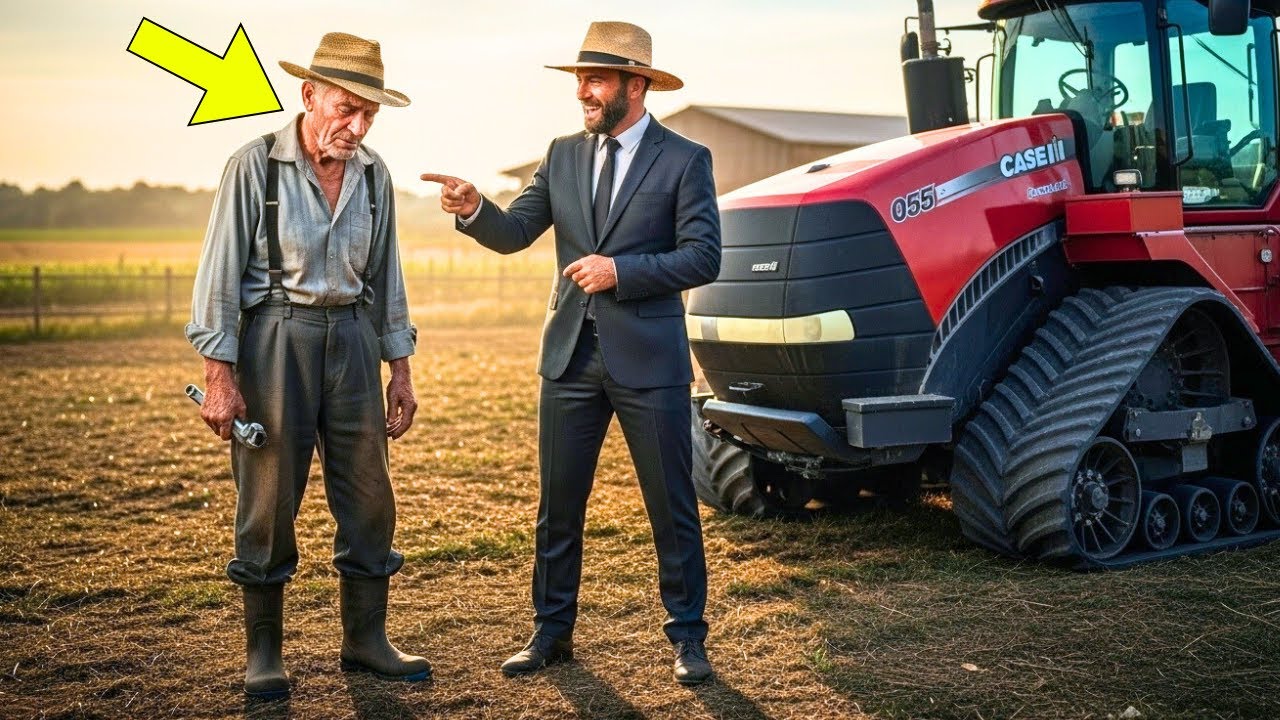 CONTADINO CHIAMA 17 SPECIALISTI PER TRATTORE IMPORTATO, MA UN ANZIANO SEMPLICE RISOLVE TUTTO...