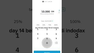 day 14 #dca #bitcoin #indodax #ytshorts #stockmarket #trading #trading #cryptocurrency
