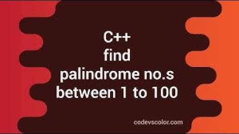 Print nth Palindrome numbers