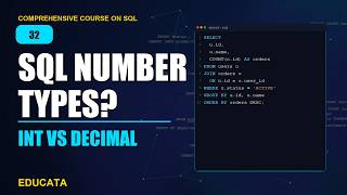 32. Numeric Data Types | Comprehensive Course on SQL News