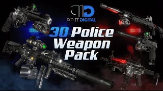 NEW 2026 | POLICE Fivem Weapon Pack | 30 Weapon Pack For GTA V | Custom Weapons