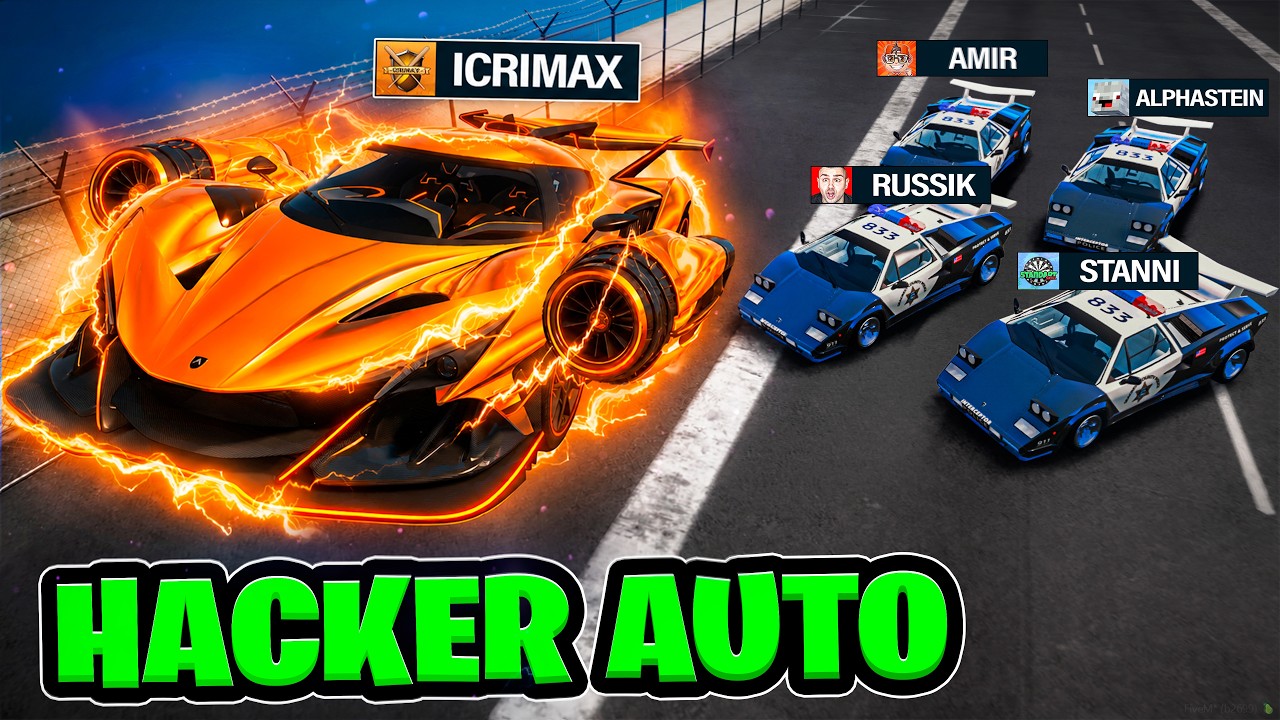 Ich PRANKE 7 YOUTUBER mit HACKER AUTO in GTA 5!
