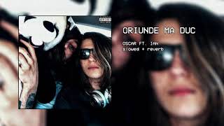 oscar - oriunde ma duc ft. ian (slowed + reverb)
