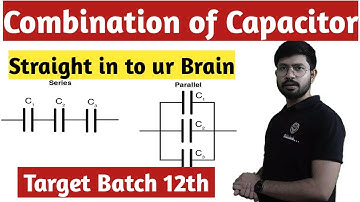 Combination of capacitor|| Series and parallel combination Capacitor || 12th physics|| Abhishek sir