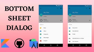 Android Bottom Sheet Dialog | Android Studio Tutorial | Techno Sp