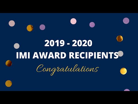 UTMM's Top Students: IMI Awards 2019 - 2020