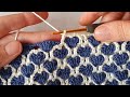 Şahane bir yelek battaniye örgü modeli crochet knitting